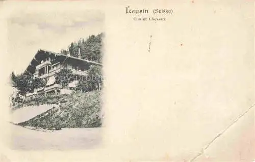 AK / Ansichtskarte Leysin VD Chalet Chessex
