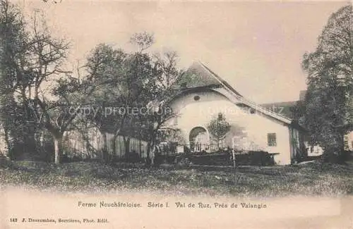 AK / Ansichtskarte Val-de-Ruz NE Ferme Neuchateloise