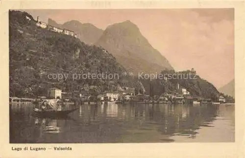 AK / Ansichtskarte Valsolda Val Solda Lago di Lugano Lombardei IT Seepanorama