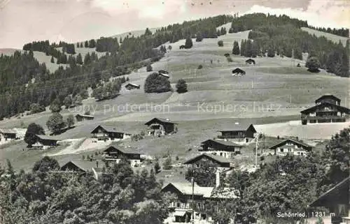 AK / Ansichtskarte Schoenried Gstaad Saanen BE Panorama