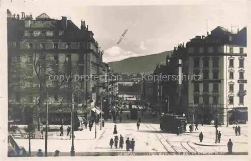 AK / Ansichtskarte GENEVE Genf GE La rue du Mont Blanc