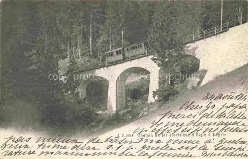AK / Ansichtskarte AIGLE VD Chemin de fer electrique d'Aigle a Leysin