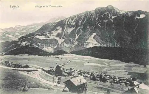 AK / Ansichtskarte Leysin VD Village et le Chamossaire