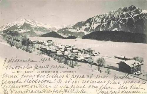AK / Ansichtskarte Leysin VD Le Chaussy et le Chamossaire