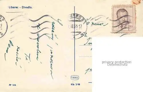 AK / Ansichtskarte LIBEREC Reichenberg CZ Divadlo