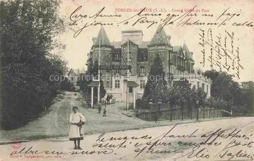 AK / Ansichtskarte Forges-les-Eaux Dieppe 76 Seine-Maritime Grand Hôtel du Parc