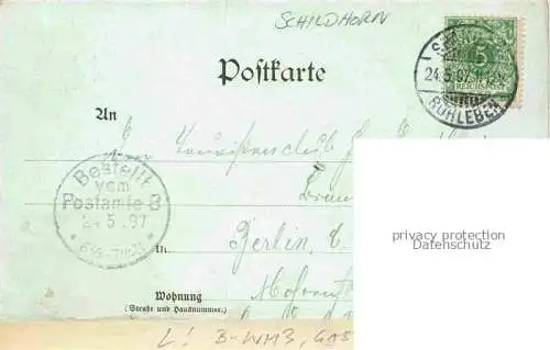AK / Ansichtskarte Schildhorn Grunewald CHARLOTTENBURG-WILMERSDORF BERLIN Schmidt's Wirtshaus Litho