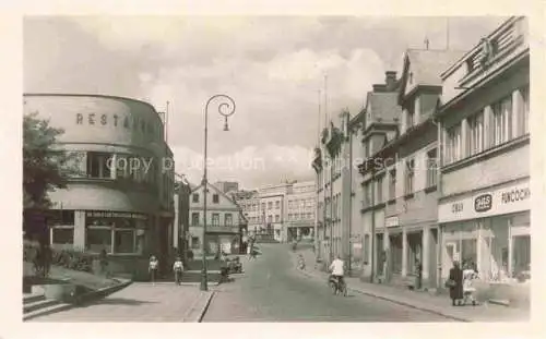 AK / Ansichtskarte Nova Paka Neupaka Jicin Jitschin CZ Strassenpartie Zentrum Restaurant