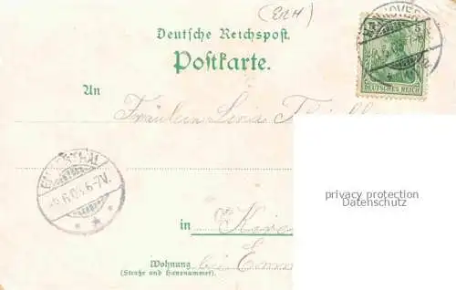 AK / Ansichtskarte Herrenhausen HANNOVER Restaurant zum Herzog Ferdinand Festsaal Litho Deutsche Reichspost