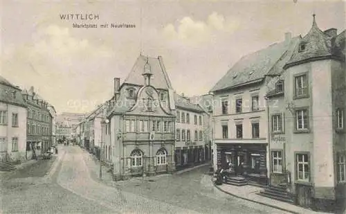 AK / Ansichtskarte Wittlich Bernkastel-Wittlich Marktplatz mit Neustrasse