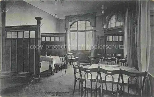 AK / Ansichtskarte ISERLOHN NRW Restaurant zum Ost-Bahnhof Gesellschaftszimmer mit Piano
