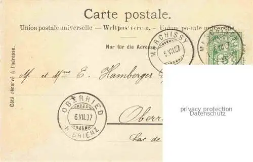 AK / Ansichtskarte Marchissy Aubonne VD Dorfpartie
