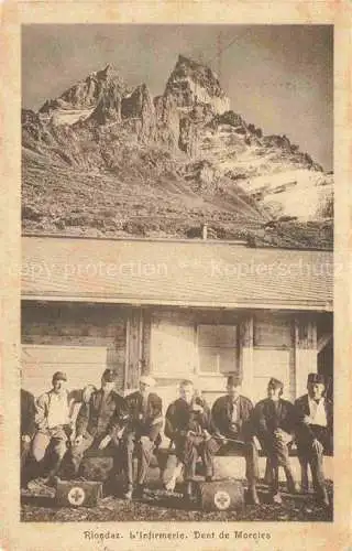 AK / Ansichtskarte Riondaz La Leysin AIGLE VD L'Infirmerie Dent de Morcles Alpes