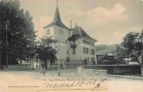 AK / Ansichtskarte Billens la Glane FR Château Collection Les châteaux Vaudois en 1904