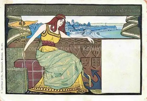 AK / Ansichtskarte ROMANSHORN Bodensee TG 7. Zusammenkunft des Verkehrspersonals der Bodenseeuferstaaten Pro 1899
