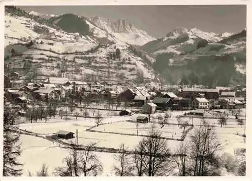 AK / Ansichtskarte Schiers Praettigau-Davos GR Winterpanorama Alpen