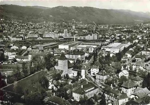 AK / Ansichtskarte Nidau Bielersee Lac de Bienne BE Schloss mit Blick auf Biel