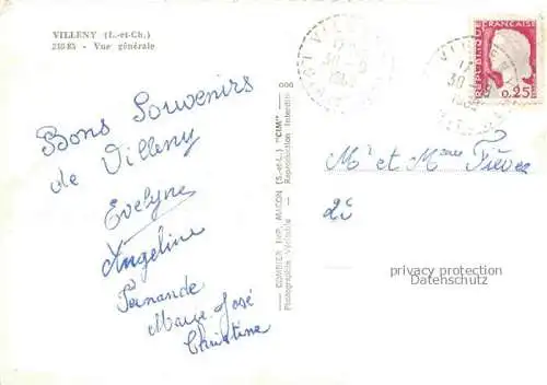 AK / Ansichtskarte Villeny Romorantin-Lanthenay 41 Loir-et-Cher Vue générale aérienne