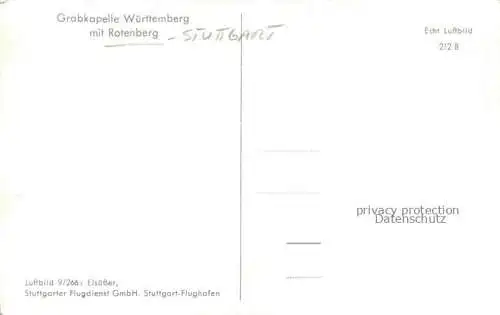 AK / Ansichtskarte Rotenberg  STUTTGART Grabkappele Wuerttemberg