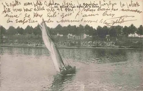 AK / Ansichtskarte BECON-LES-BRUYERES Nanterre 92 Hauts-de-Seine Les Bords de la Seine