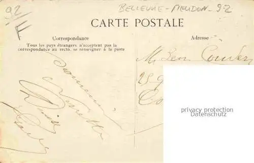 AK / Ansichtskarte BELLEVUE -MEUDON Boulogne-Billancourt 92 Hauts-de-Seine Villa du Vert Logis