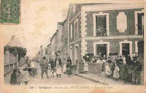 AK / Ansichtskarte Trilport MEAUX 77 Seine-et-Marne Maison du Petit Paris Rue de la Gare