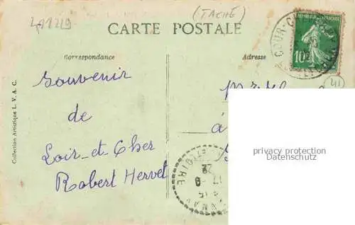 AK / Ansichtskarte Cour-Cheverny BLOIS 41 Loir-et-Cher Rue Nationale
