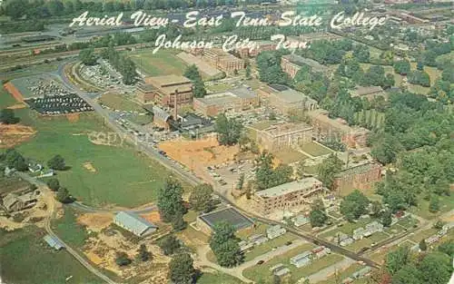 AK / Ansichtskarte Johnson City Tennessee USA Aerial View East Tennessee State College