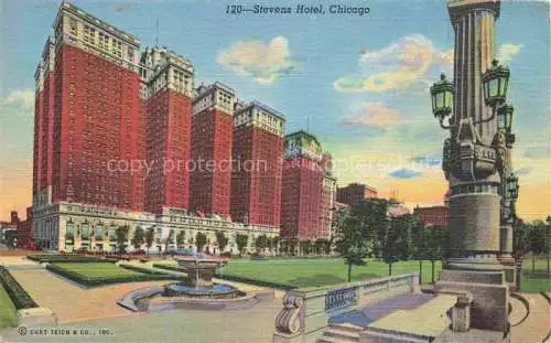 AK / Ansichtskarte CHICAGO  Illinois USA Stevens Hotel