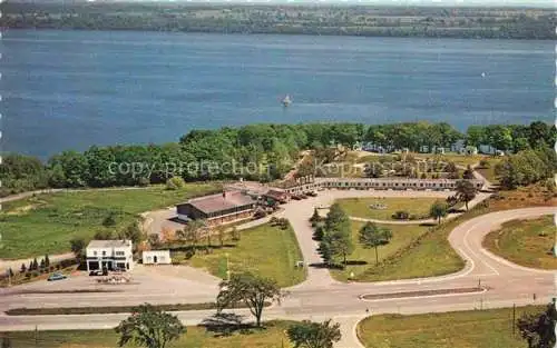 AK / Ansichtskarte Brockville Ontario Canada Long Beach Motel Fliegeraufnahme