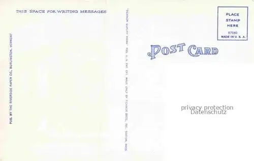 AK / Ansichtskarte Barre Vermont USA Municipal Auditorium