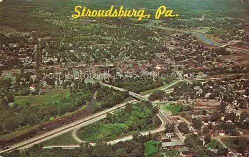 AK / Ansichtskarte Stroudsburg Pennsylvania USA Fliegeraufnahme