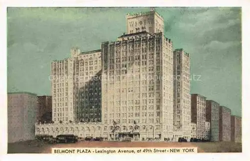 AK / Ansichtskarte NEW YORK City USA Belmont Plaza Lexington Avenue