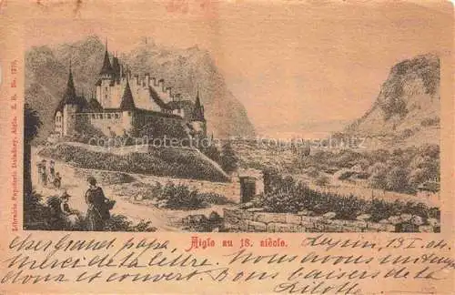 AK / Ansichtskarte AIGLE VD Schloss