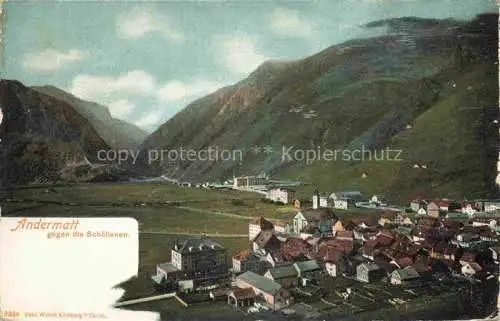AK / Ansichtskarte Andermatt UR gegen die Schoellenen