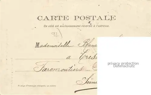 AK / Ansichtskarte ASNIERES  92-SUR SEINE Hauts-de-Seine Eglise St Genevieve
