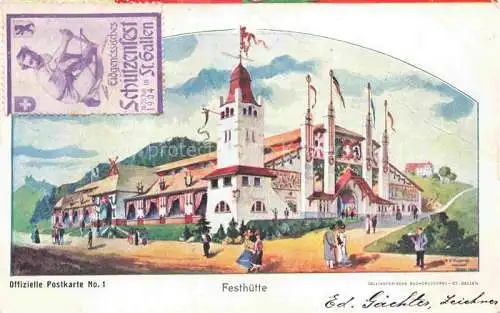 AK / Ansichtskarte St Gallen SANKT GALLEN SG Festhuette Eidg Schuetzenfest
