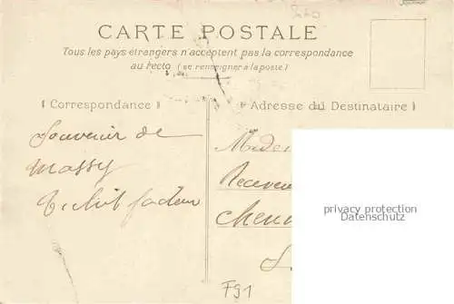 AK / Ansichtskarte Massy Macon 71 Saone-et-Loire Restes du vieux Chateau