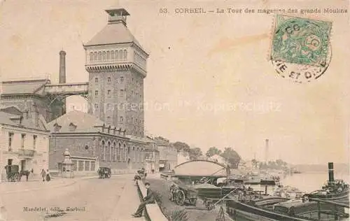 AK / Ansichtskarte CORBEIL -Essonnes 91 Essone La tour des magazins des grands Moulins
