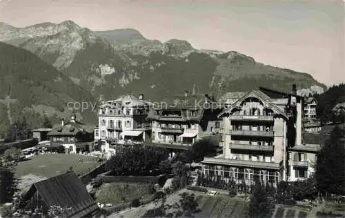 AK / Ansichtskarte Wengen  BE Hotel Silberhorn und Hotel Eiger