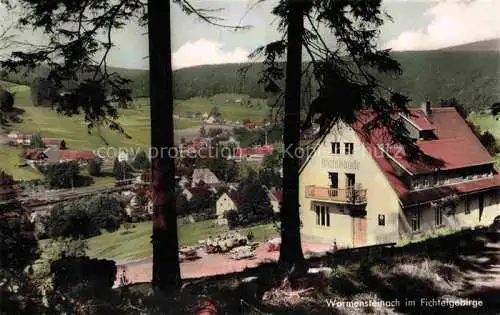 AK / Ansichtskarte Warmensteinach Waldbaude Panorama