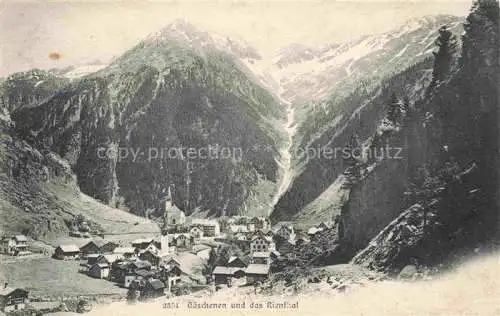 AK / Ansichtskarte Goeschenen Goeschenen UR und das Rienthal