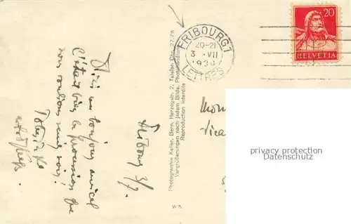 AK / Ansichtskarte FRIBOURG  FR Prozession