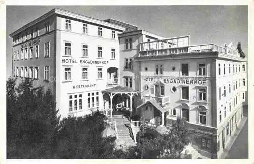 AK / Ansichtskarte Pontresina GR Hotel Engadinerhof