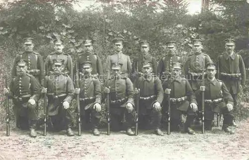 AK / Ansichtskarte ULM  Donau Gruppenbild Militaer Feldpost