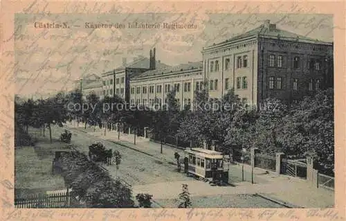 AK / Ansichtskarte Cuestrin-Neustadt Kuestrin Ostbrandenburg Kostrzyn PL Kaserne des Infanterie-Regiments