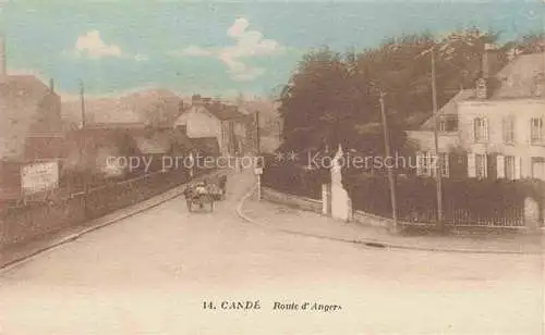 AK / Ansichtskarte Cande SEGRE 49 Maine-et-Loire Route d'Anger