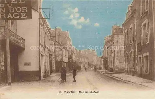 AK / Ansichtskarte Cande SEGRE 49 Maine-et-Loire Rue Saint Jean