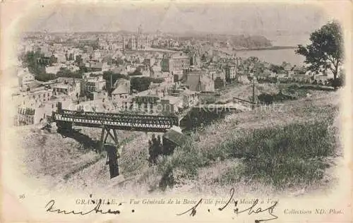 AK / Ansichtskarte GRANVILLE 50 Manche Vue générale de la Basse Ville prise du moulin à vent
