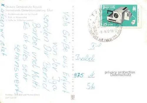 AK / Ansichtskarte IGA Gartenbauaustellung International DDR Erfurt 